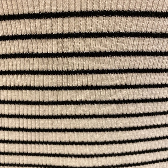 White House Black Market Black and White Striped Sweater - Picture 7 of 13